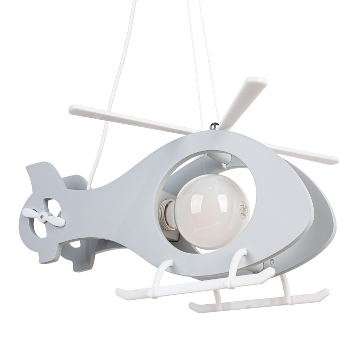 Hanging lamp Helicopter grey