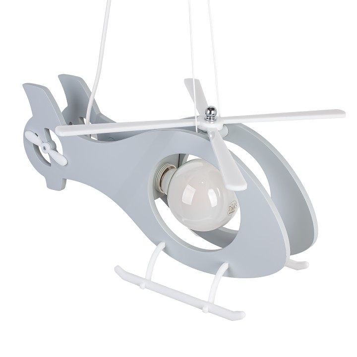 Hanging lamp Helicopter grey