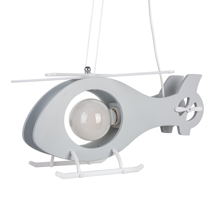 Hanging lamp Helicopter grey