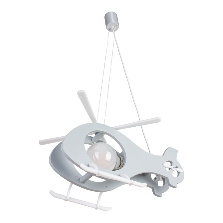 Hanging lamp Helicopter grey