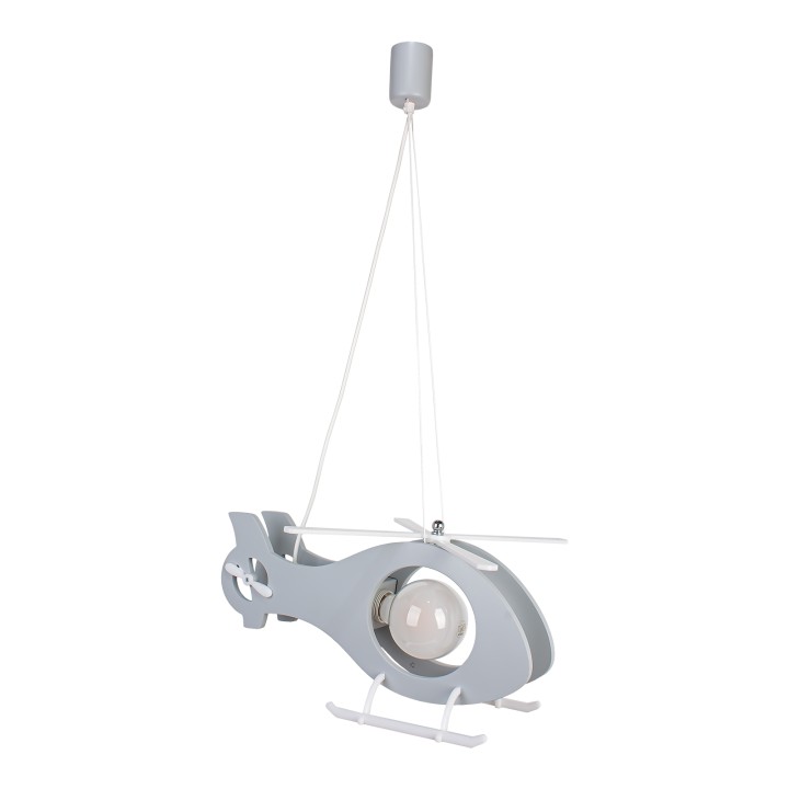 Hanging lamp Helicopter grey