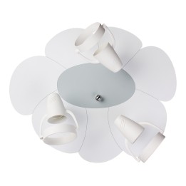 White-gray ceiling lamp