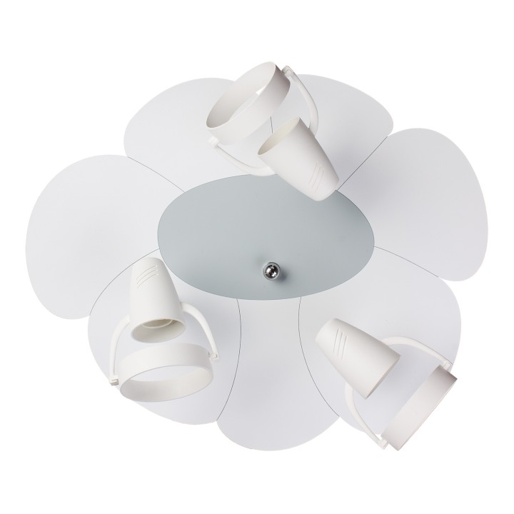 White-gray ceiling lamp