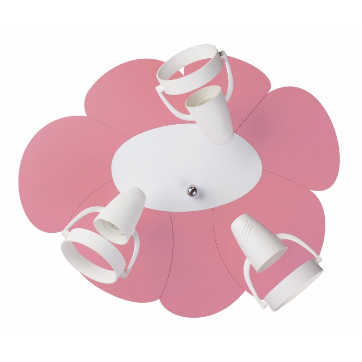 Ceiling lamp plaphone Pink and white petals
