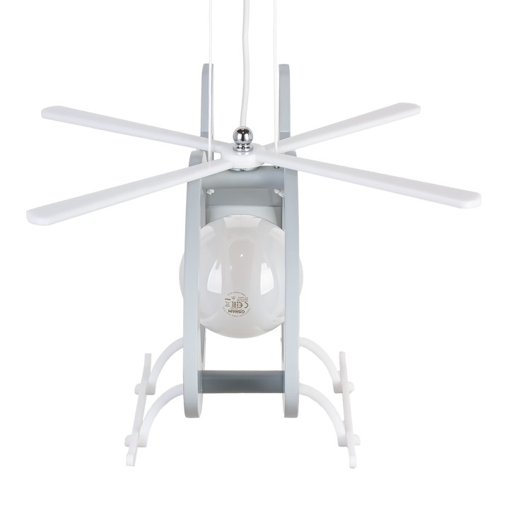 Hanging lamp Helicopter grey