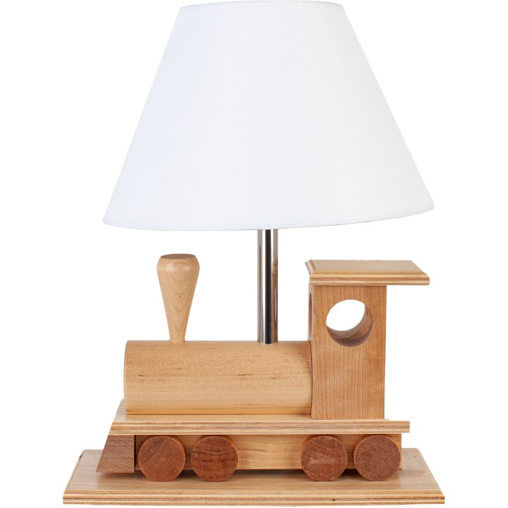 Table lamp Wooden locomotive