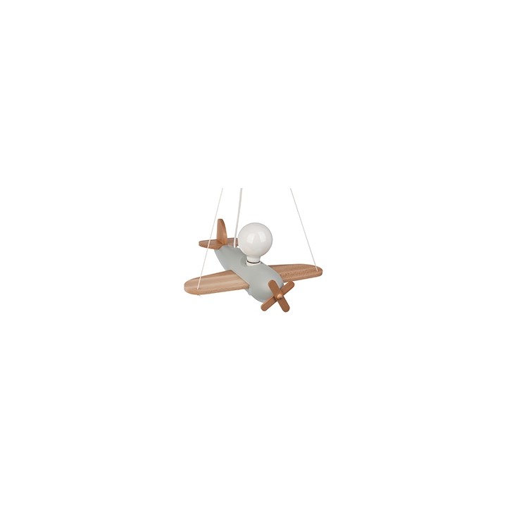 Hanging lamp Clipper natural grey
