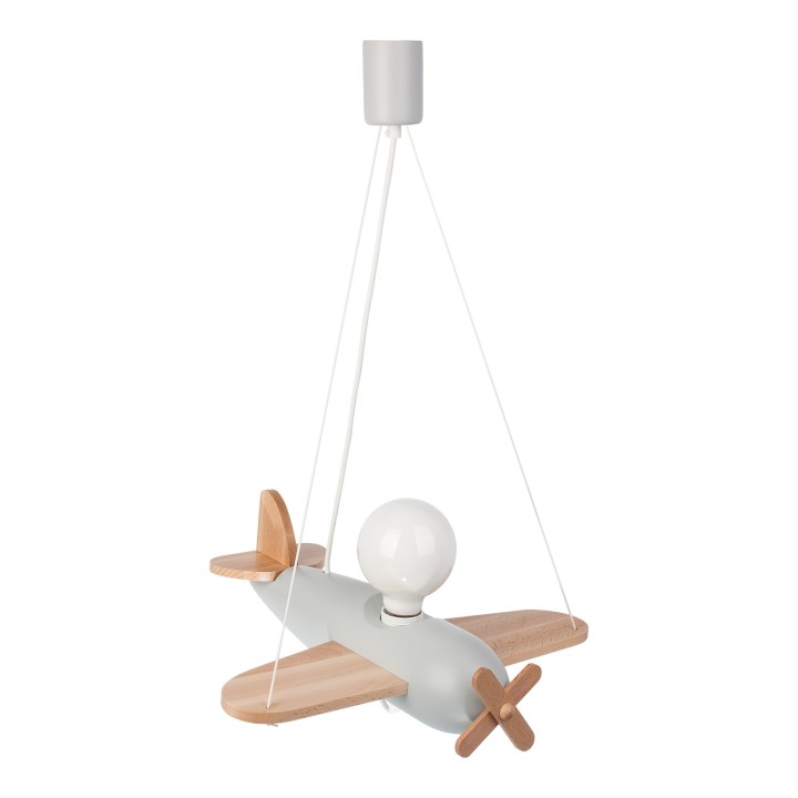 Hanging lamp Clipper natural grey