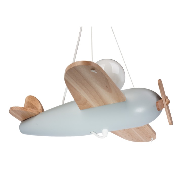 Hanging lamp Clipper natural grey