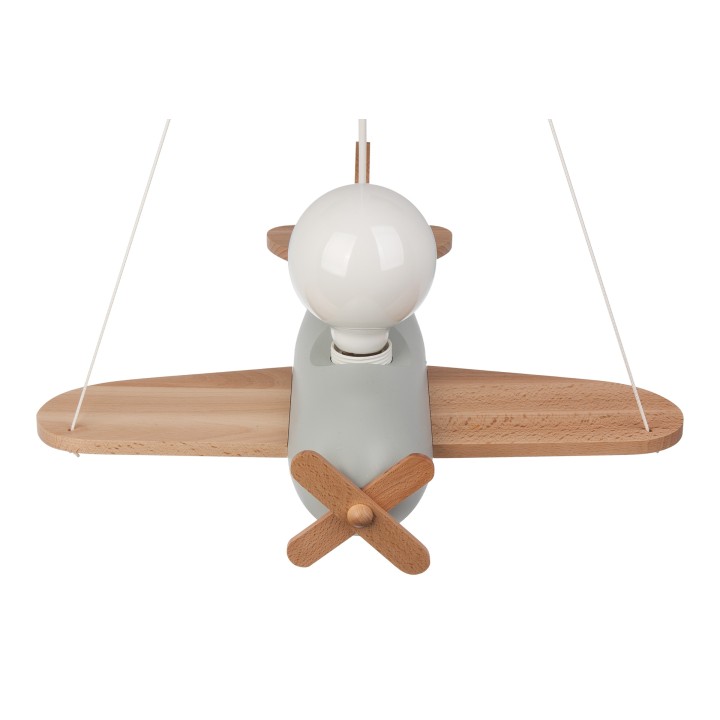 Hanging lamp Clipper natural grey