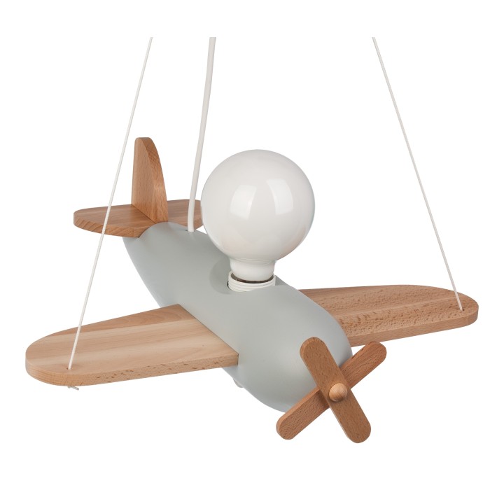 Hanging lamp Clipper natural grey