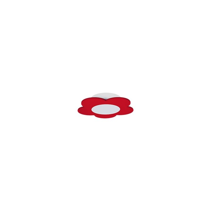 Ceiling lamp Fiore LED red