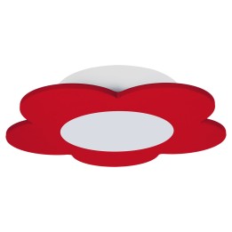 Ceiling lamp Fiore LED red