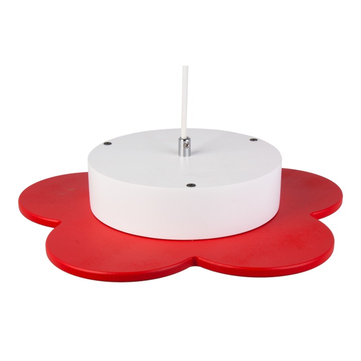 Hanging lamp Fiore LED red