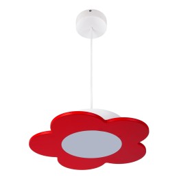 Hanging lamp Fiore LED red