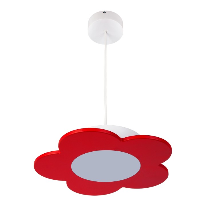 Hanging lamp Fiore LED red