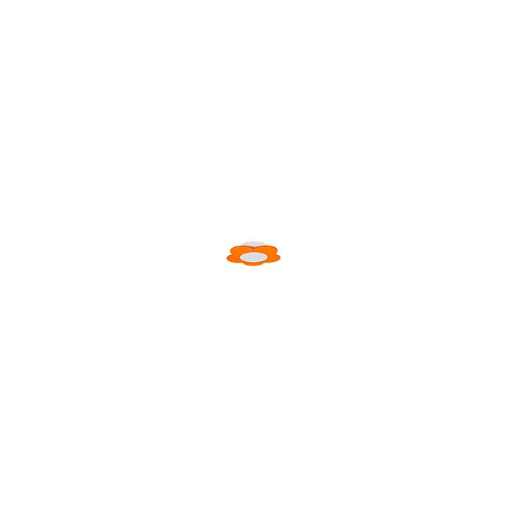 Ceiling lamp Fiore LED orange