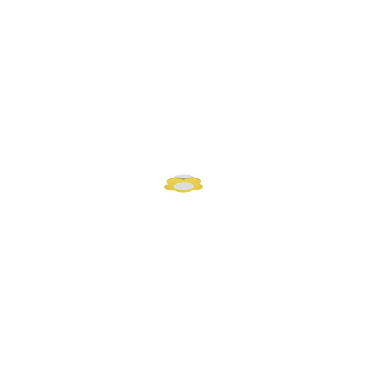 Fiore LED ceiling lamp yellow