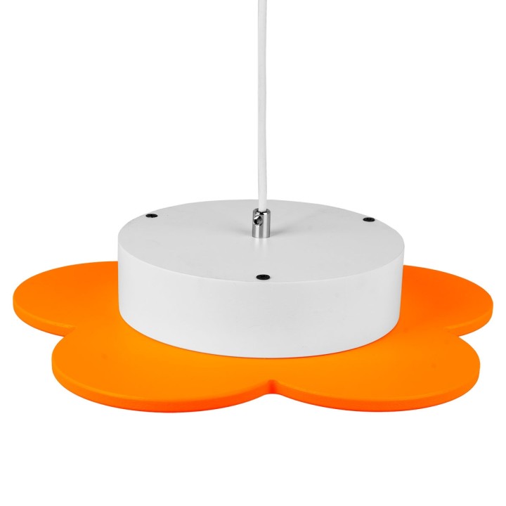 Hanging lamp Fiore LED orange