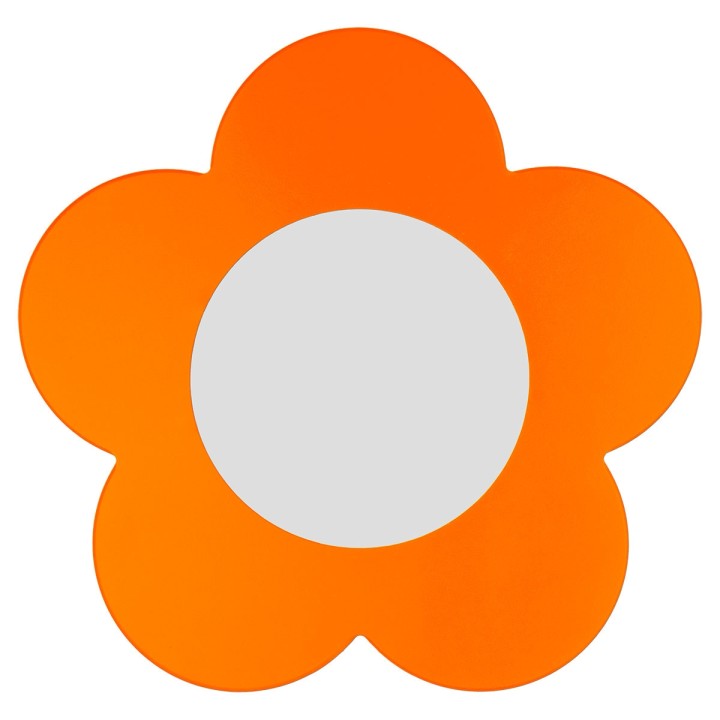 Hanging lamp Fiore LED orange