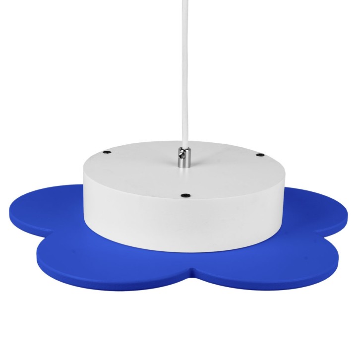 Hanging lamp Fiore LED blue
