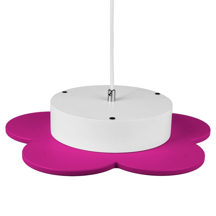 Hanging lamp Fiore LED purple