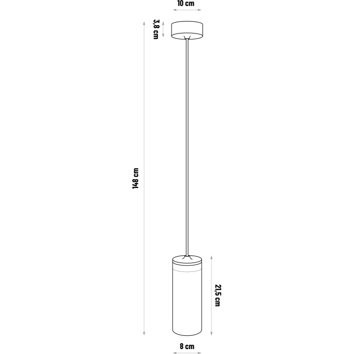 Hanging lamp BARREL-1