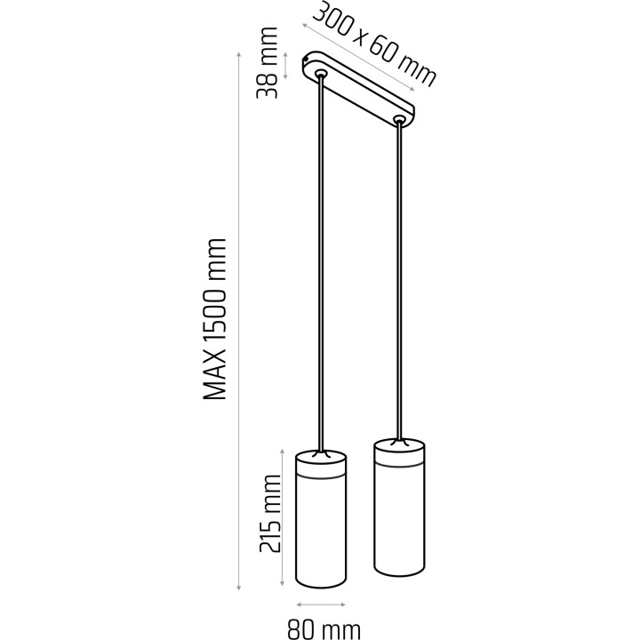 Hanging lamp BARREL-2
