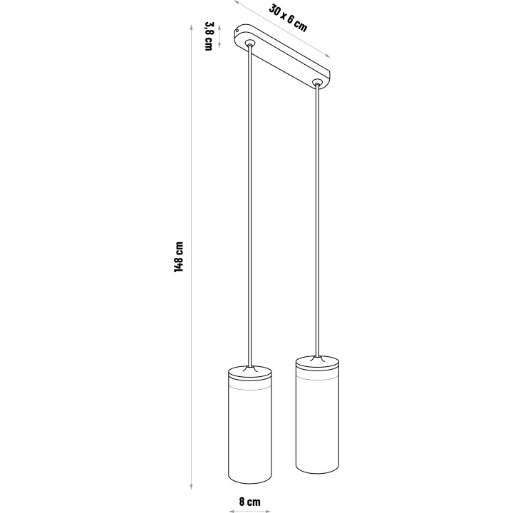 Hanging lamp BARREL-2