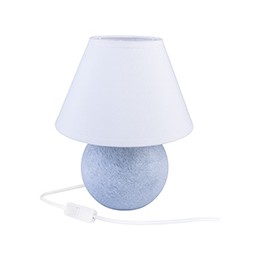 Table lamp Ball grey marble