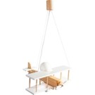 Hanging lamp Aeroplane large white-natural