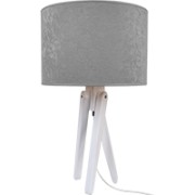 Table lamp white TRIVET grey