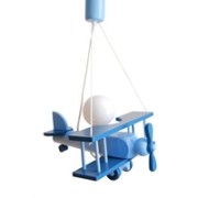 Hanging lamp Aeroplane small blue