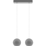 Hanging lamp grey Balli Balle 2p