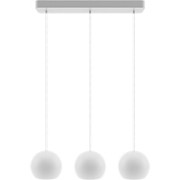 Hanging lamp white Balli Balle 3p
