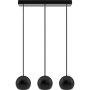 Hanging lamp Black Balli Balls Balls 3p