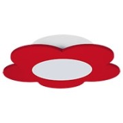 Ceiling lamp Fiore LED red