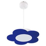 Hanging lamp Fiore LED blue