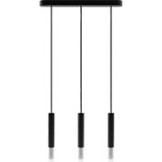Hanging lamp Madera2 Hexa 3l black lamp