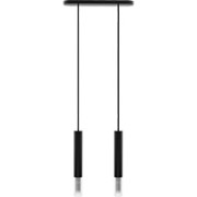 Hanging lamp Madera2 tin 2 fl black