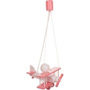 Hanging lamp Aeroplane small pink and white