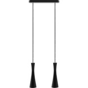 Hanging lamp black Vegas 2 tr