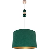 Hanging lamp Bolla fi30 bottled green
