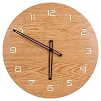 Wooden wall clock