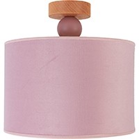 Bolla powder pink ceiling lamp