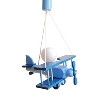 Hanging lamp Aeroplane small blue