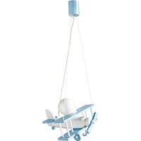 Hanging lamp Aeroplane small blue and white