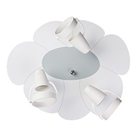 White-gray ceiling lamp