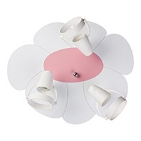 Ceiling lamp Plafon White-pink petals