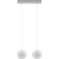 Hanging lamp white Balli Balle 2p